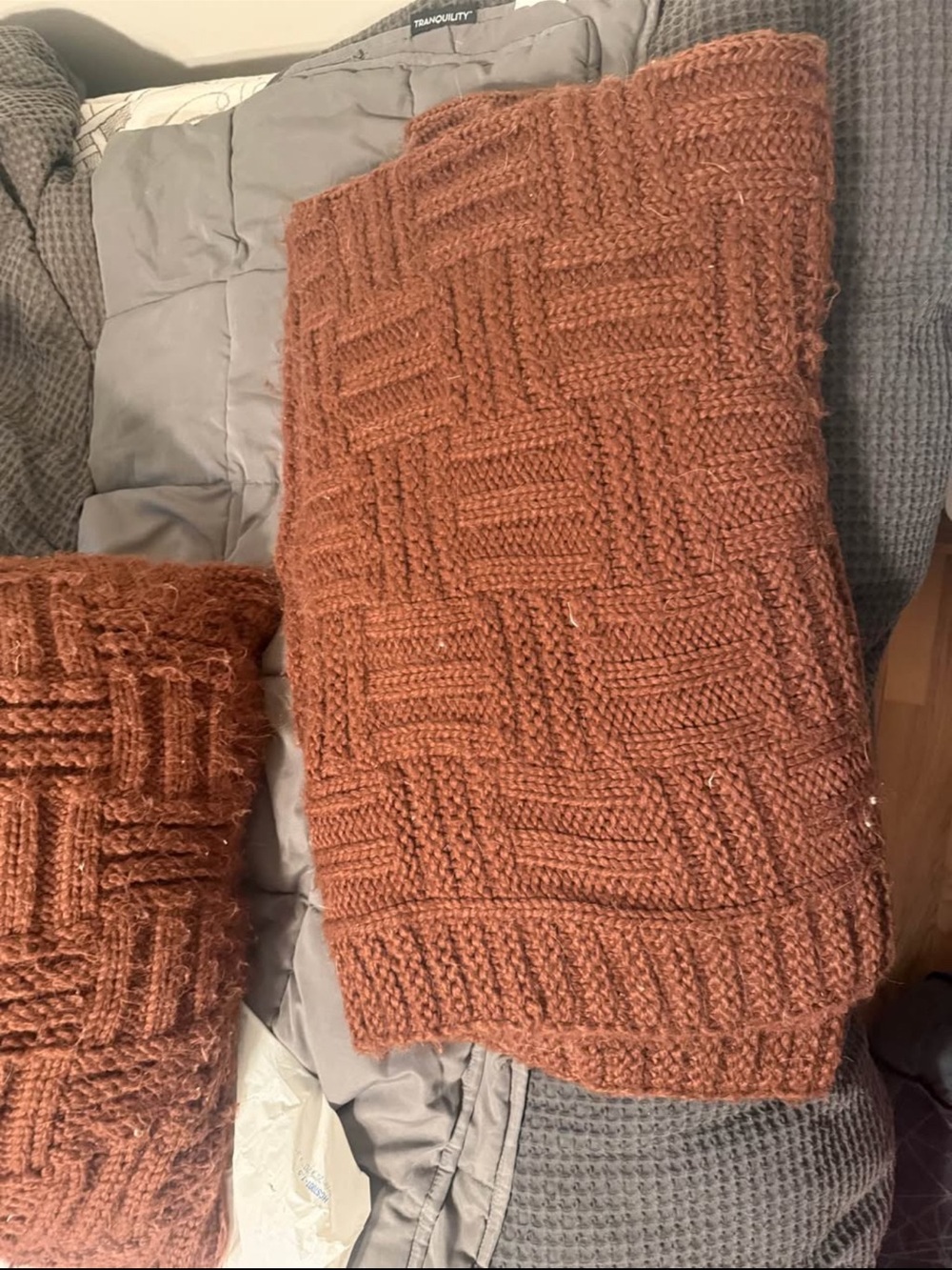 Threshold Knitted throw blanket & Pillow